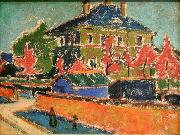 Ernst Ludwig Kirchner Villa in Dresden Spain oil painting artist